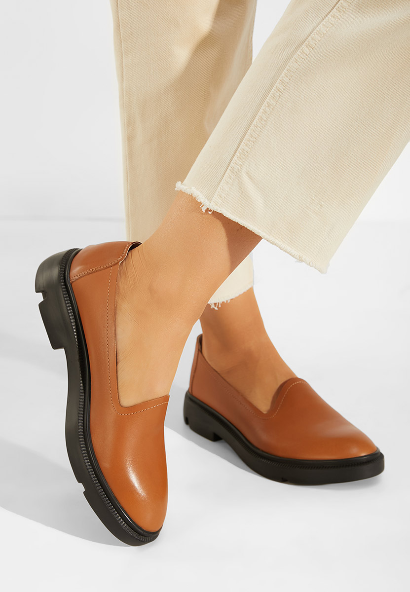 Παπούτσια Casual Καμηλο Manara