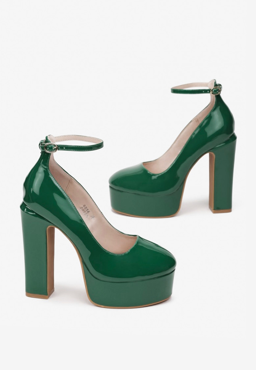 Γοβες φιαπα Matea V3 πρασινο