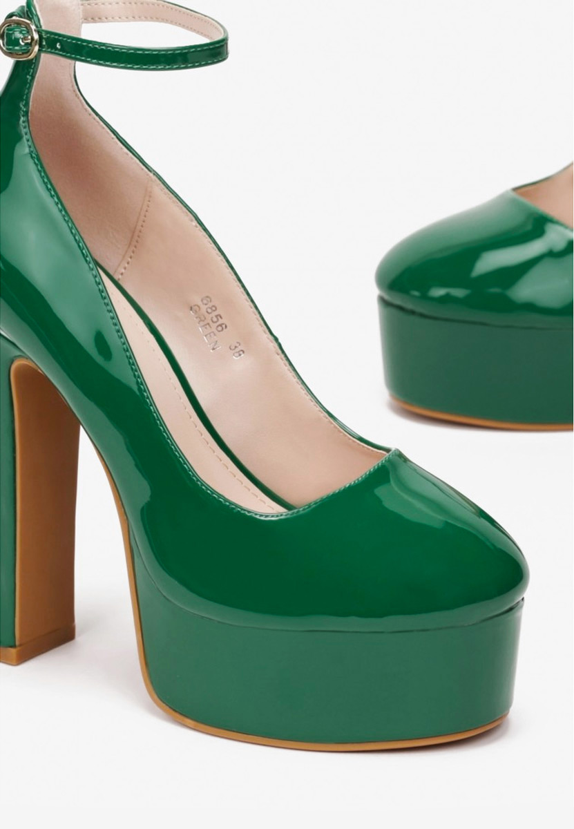 Γοβες φιαπα Matea V3 πρασινο