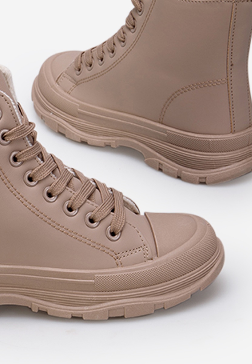 Παιδικά μποτάκια sneakers καφε Balcarce B