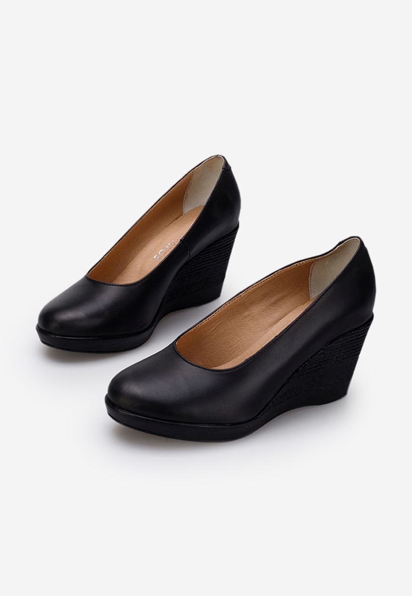 Ανατομικά παπούτσια μαύρα Zolia