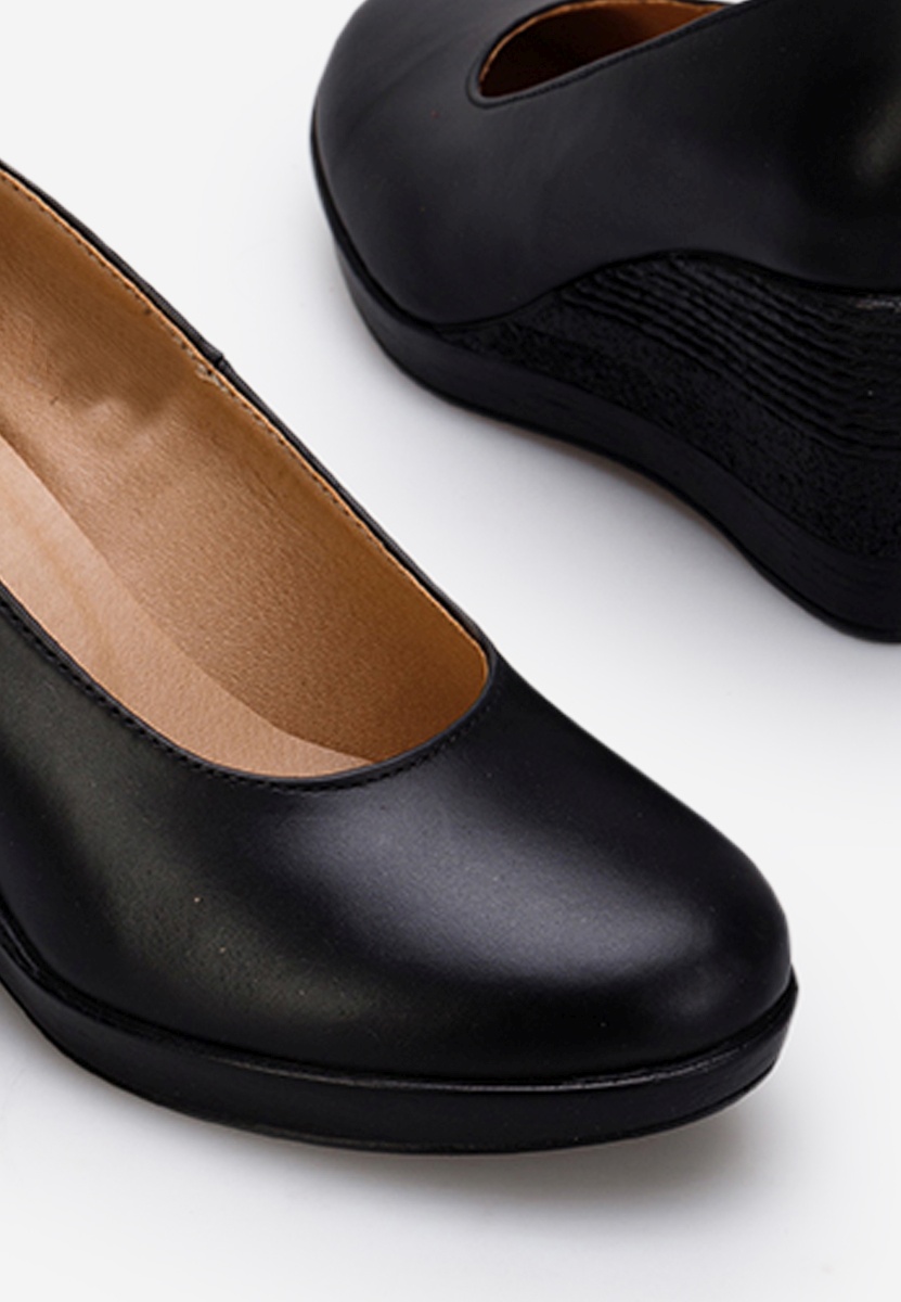 Ανατομικά παπούτσια μαύρα Zolia