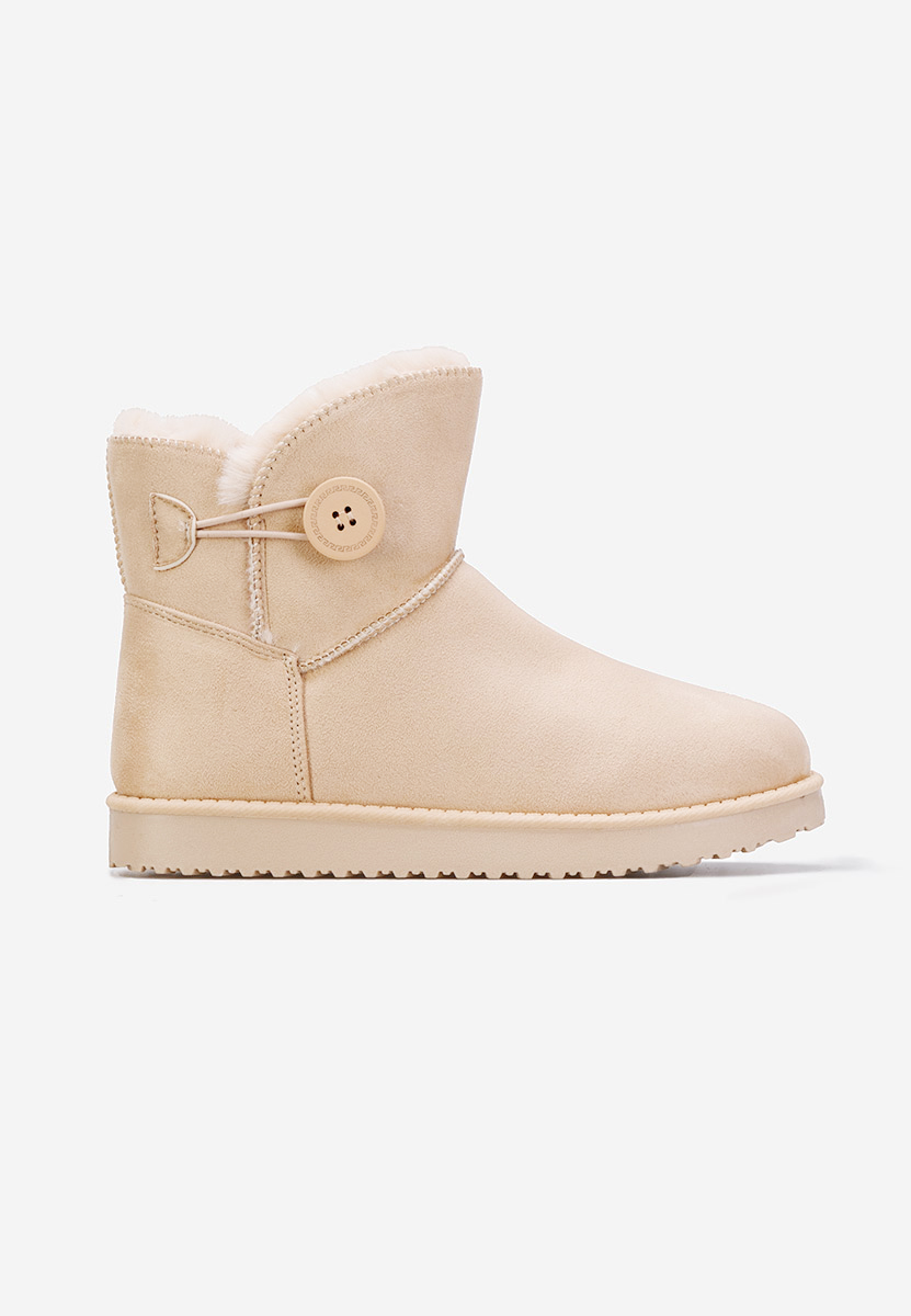 Μπότες τύπου UGG μπεζ Troyes