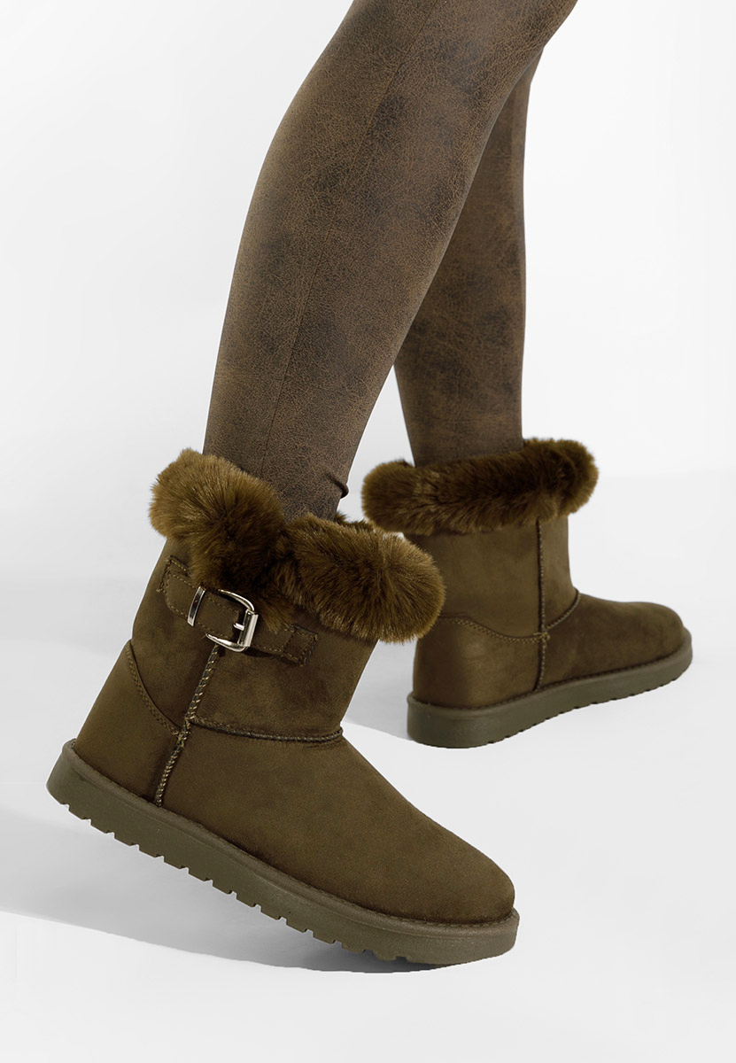 Μπότες Τύπου UGG πρασινο Cherina