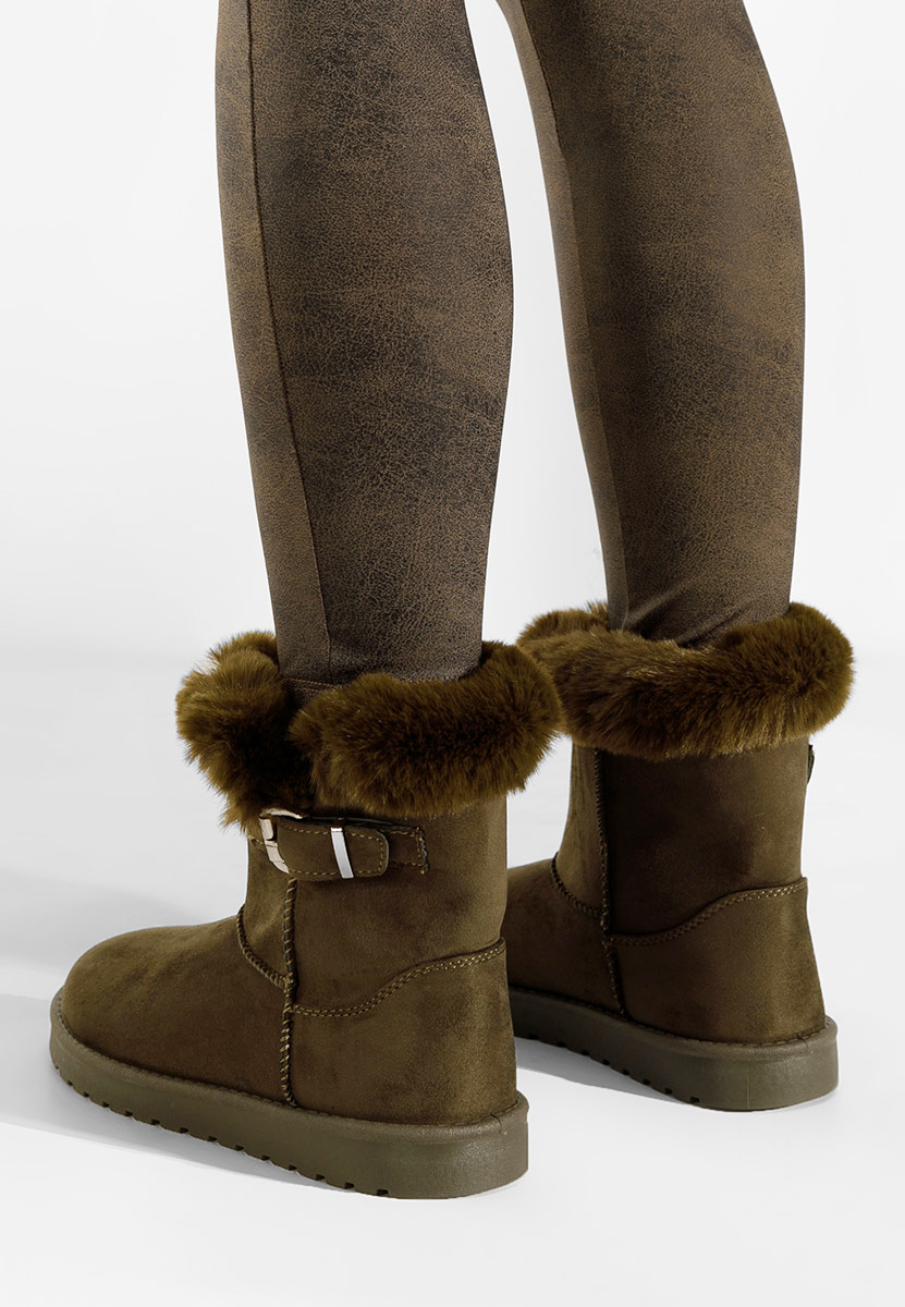 Μπότες Τύπου UGG πρασινο Cherina