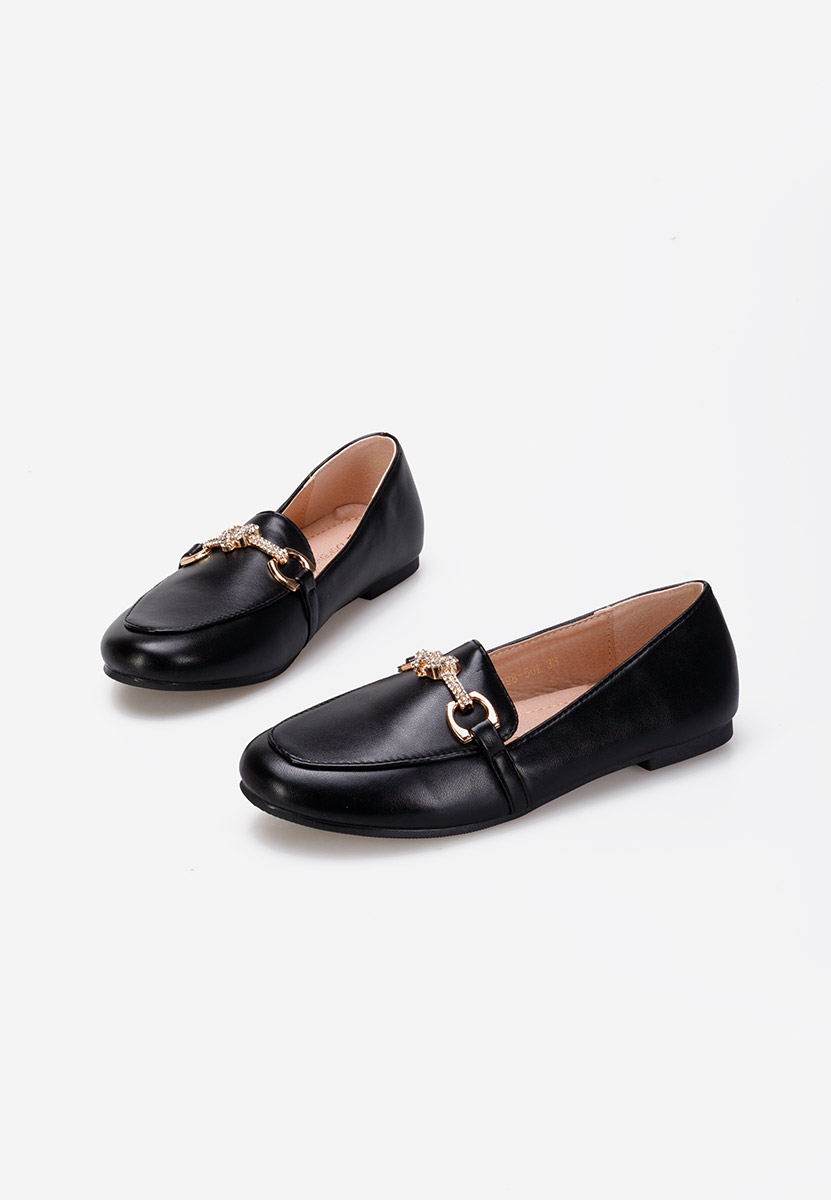 Παιδικά Μοκασίνια μαύρα Heaven A