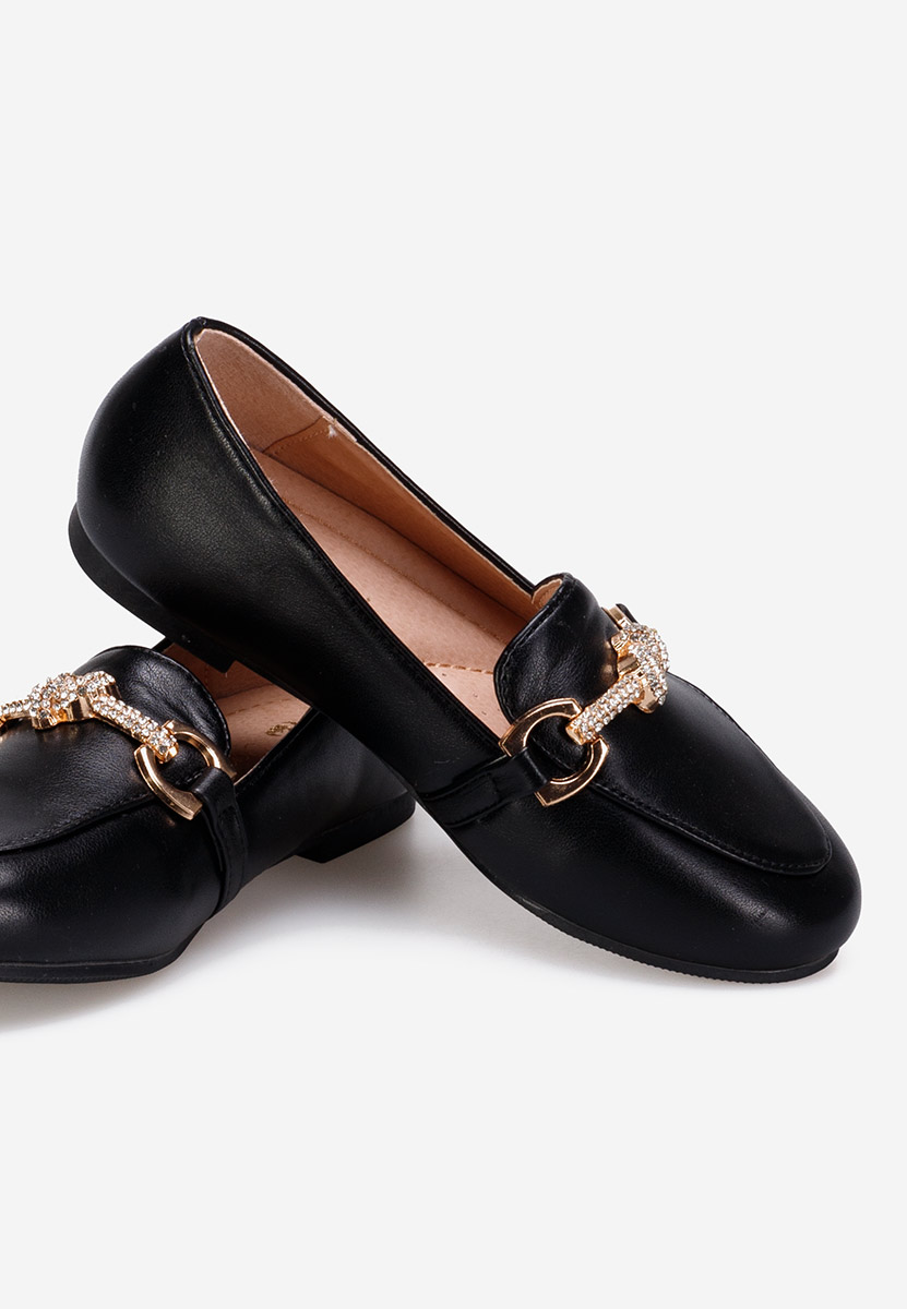 Παιδικά Μοκασίνια μαύρα Heaven B