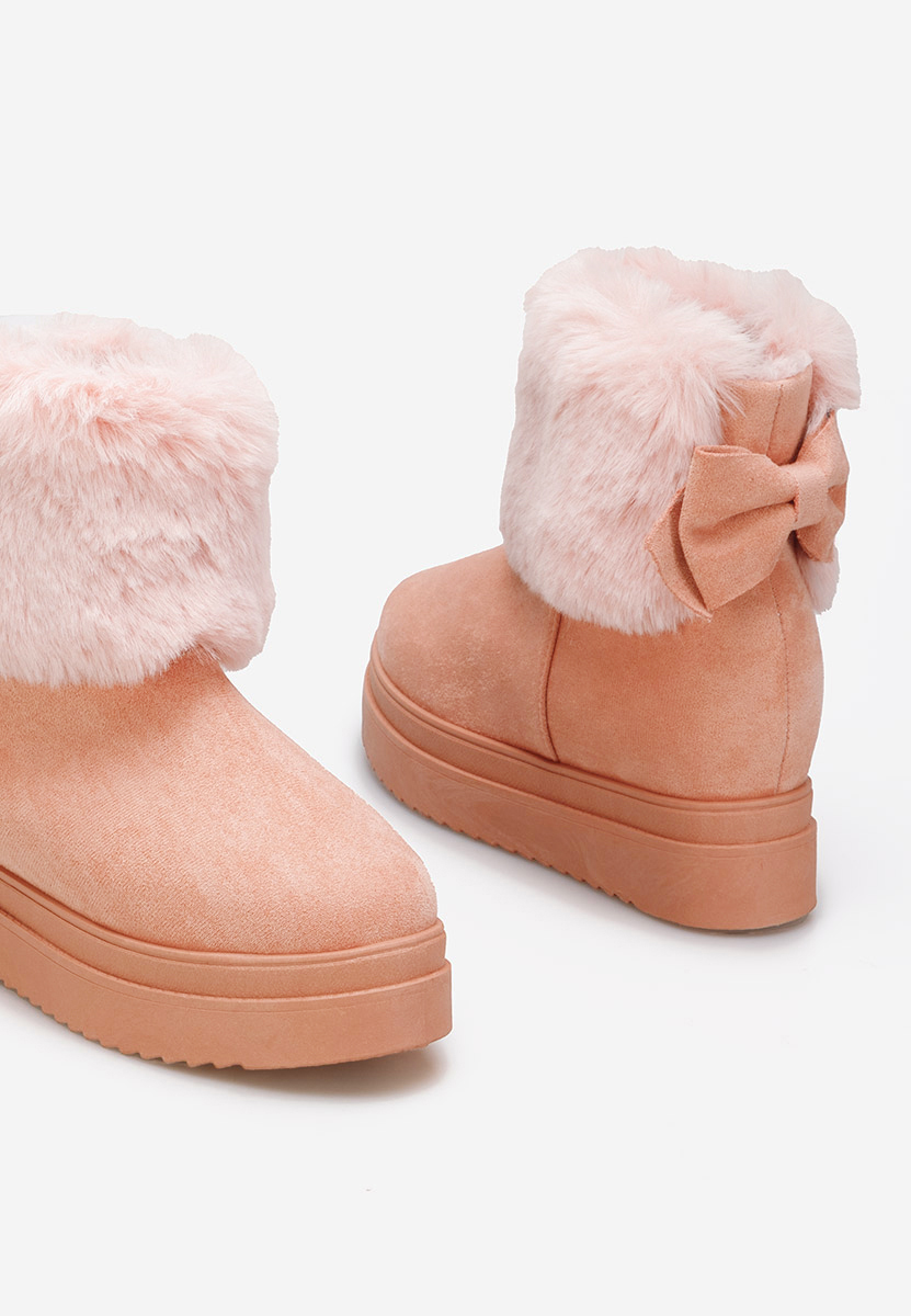 Μπότες τύπου UGG ροζ Michi