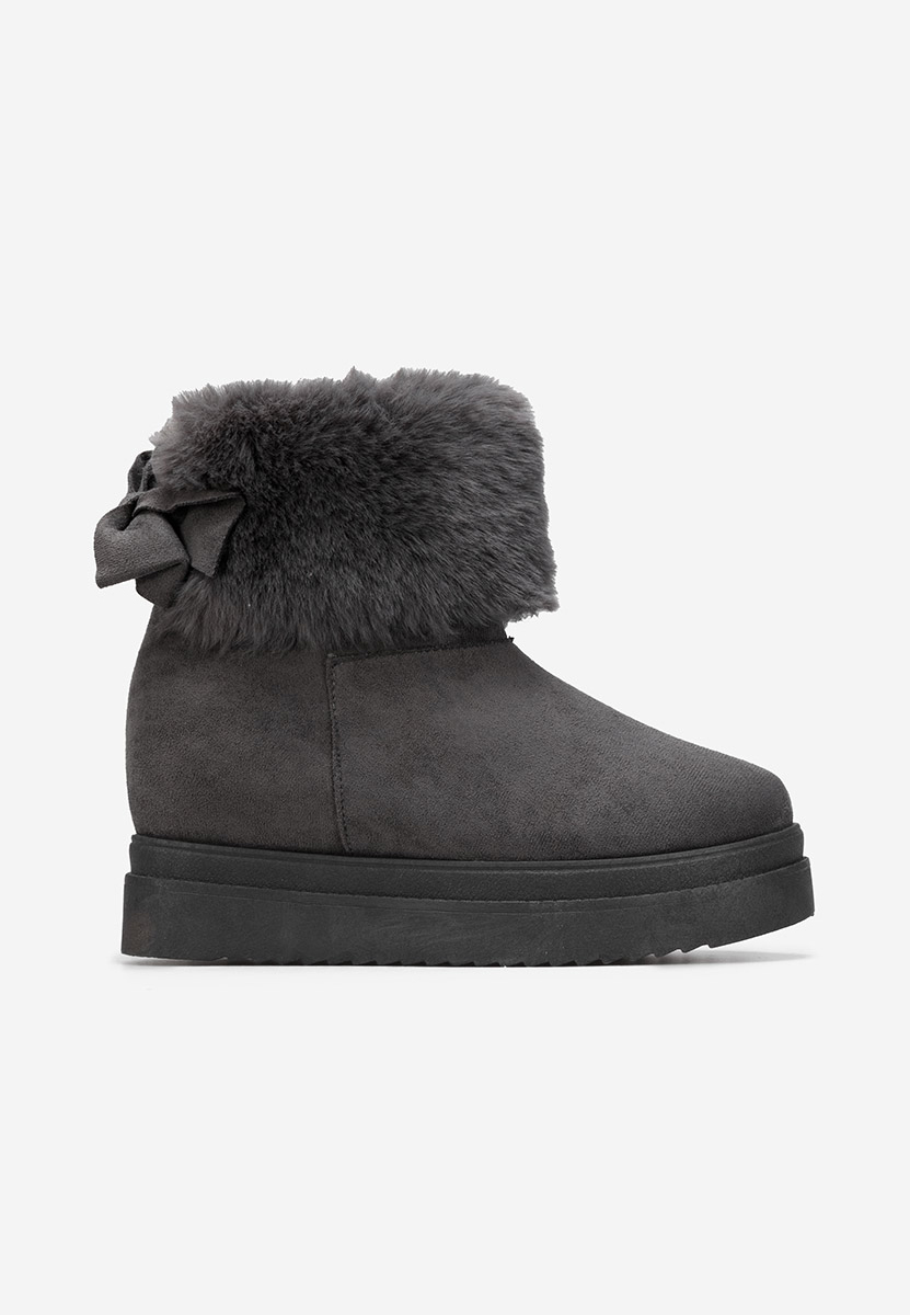 Μπότες τύπου UGG γκρι Michi