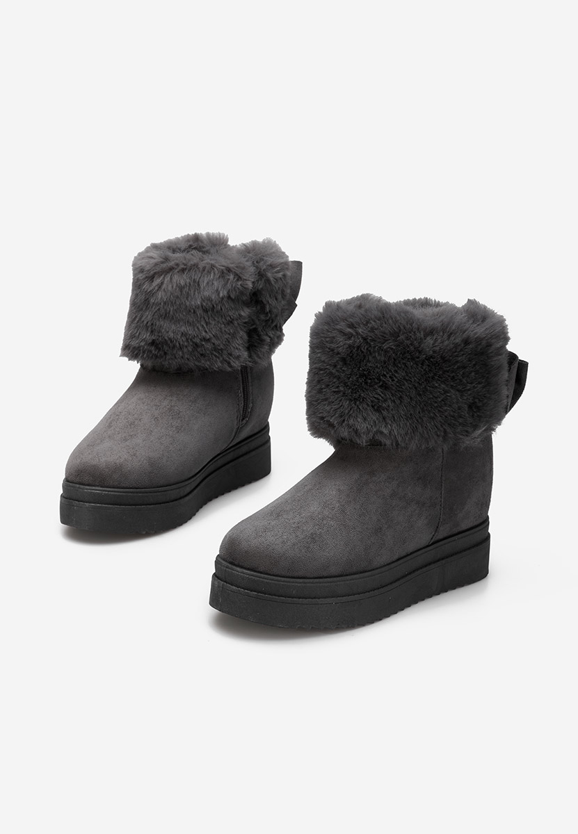 Μπότες τύπου UGG γκρι Michi