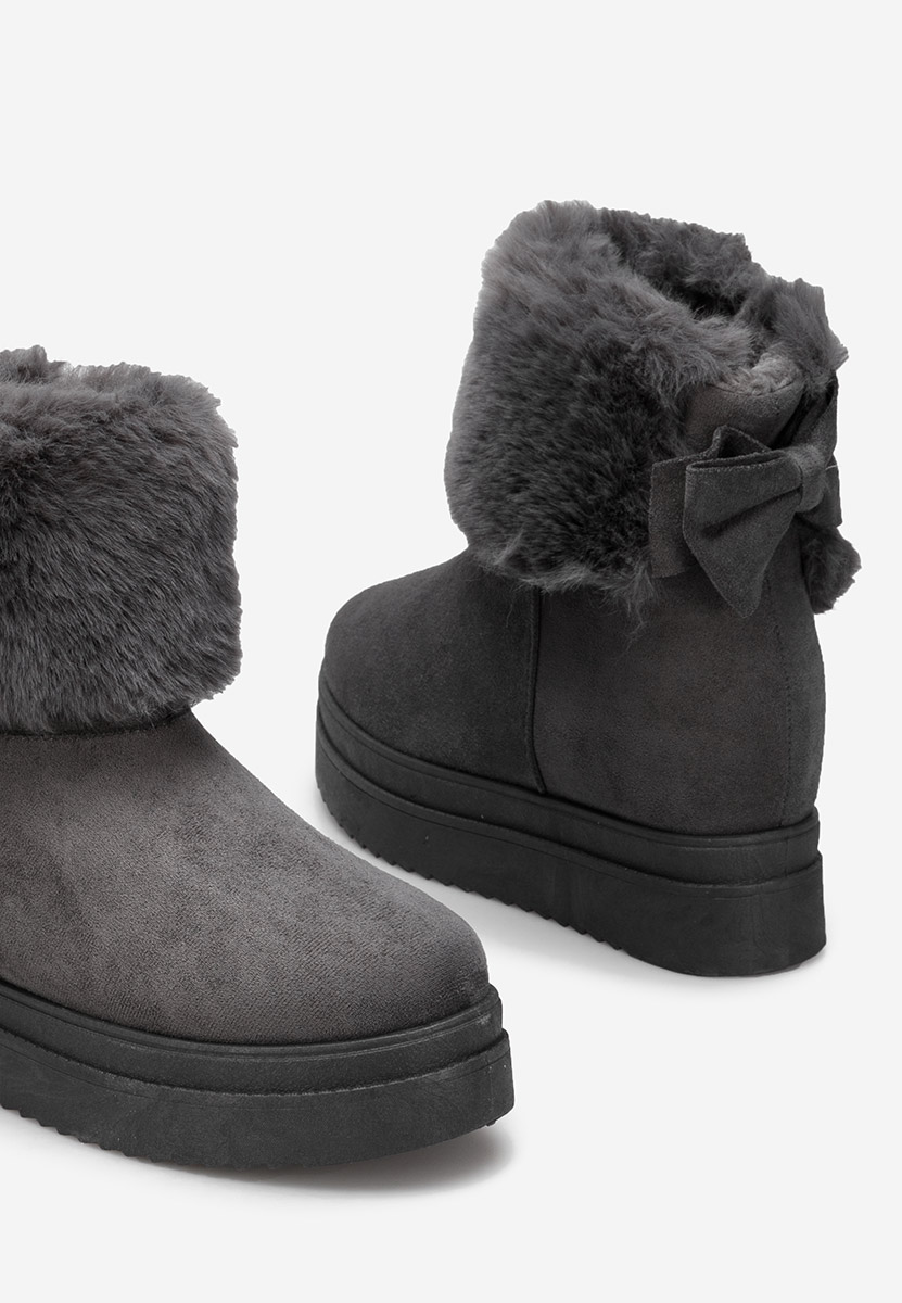 Μπότες τύπου UGG γκρι Michi