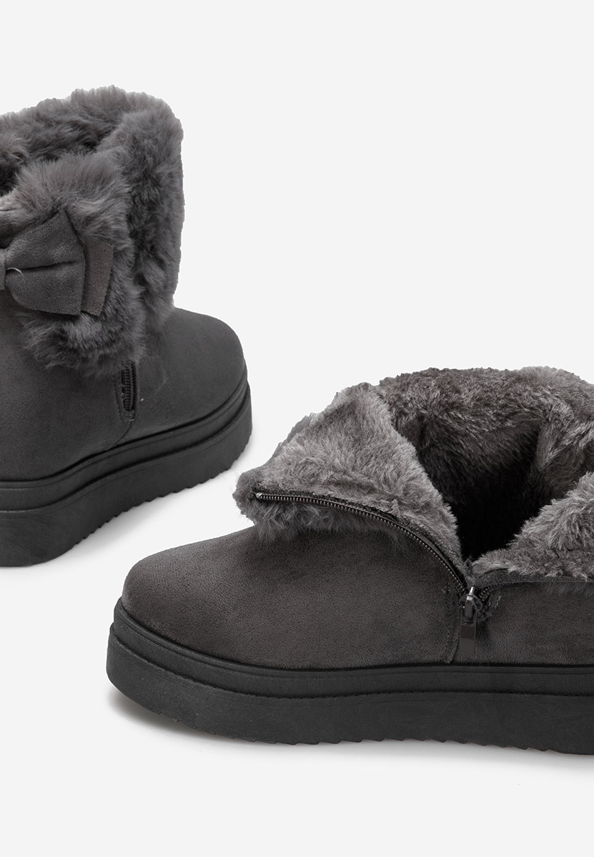 Μπότες τύπου UGG γκρι Michi