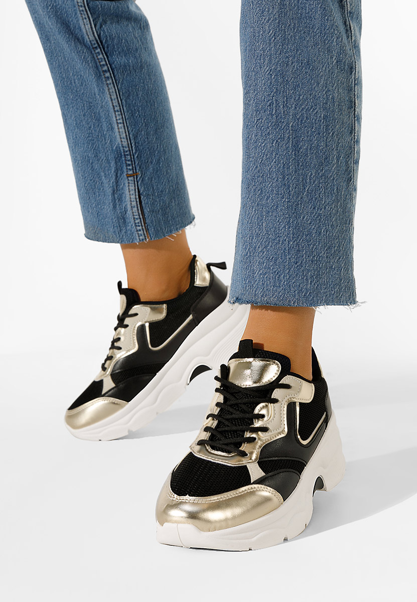 Sneakers γυναικεια μαύρα Elesia