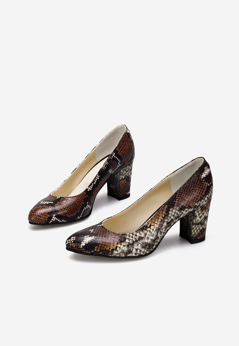 Δερμάτινα παπούτσια Sparada καφε