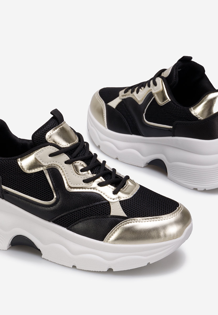 Sneakers γυναικεια μαύρα Elesia