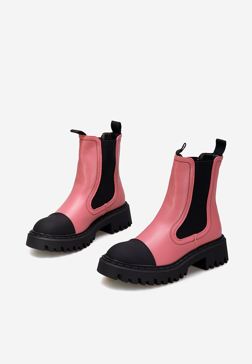 Μποτάκια Chelsea γυναικεία Zambia ροζ