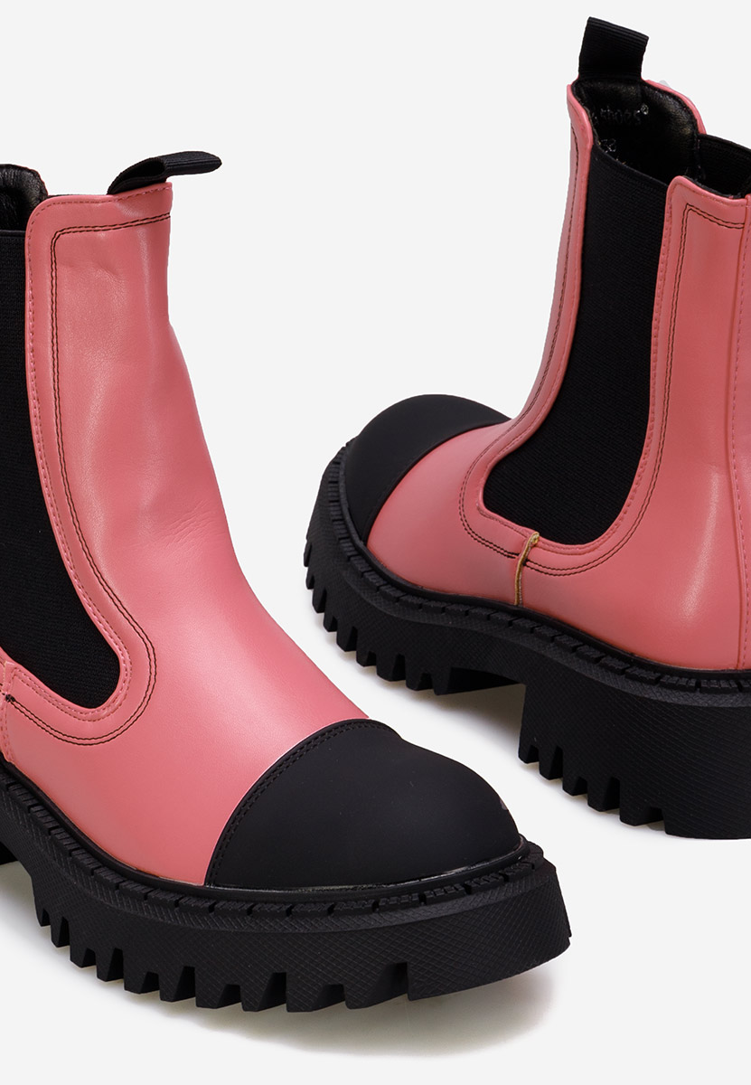 Μποτάκια Chelsea γυναικεία Zambia ροζ