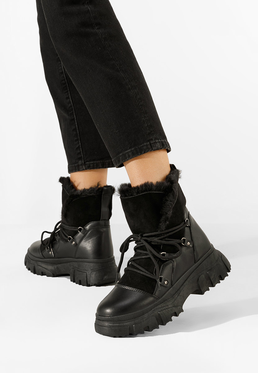 Χειμερινά Αρβυλάκια γυναικείες Fralesia Μαύρα