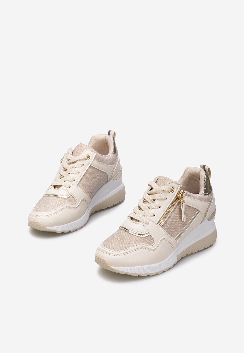 Sneakers με πλατφόρμα Rafina V2 μπεζ