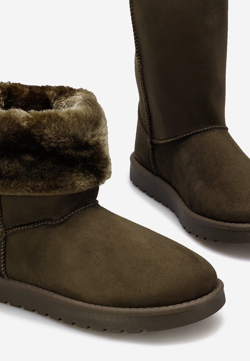 Μπότες Τύπου UGG Χακι Anora