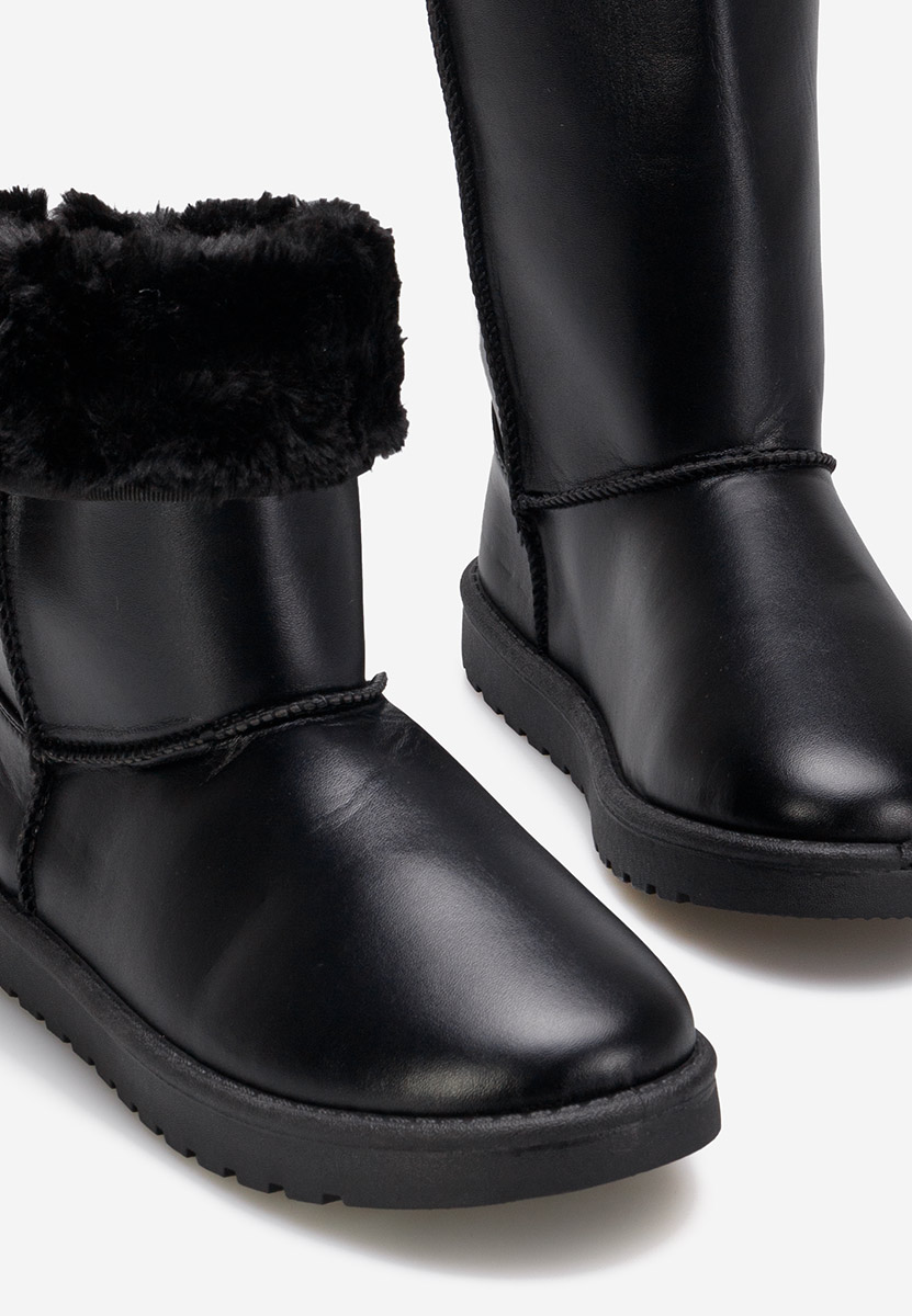 Μπότες Τύπου UGG Μαύρα Anora