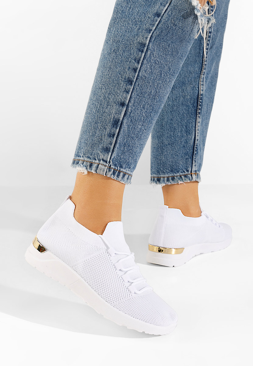 Sneakers γυναικεια Bushra λευκά