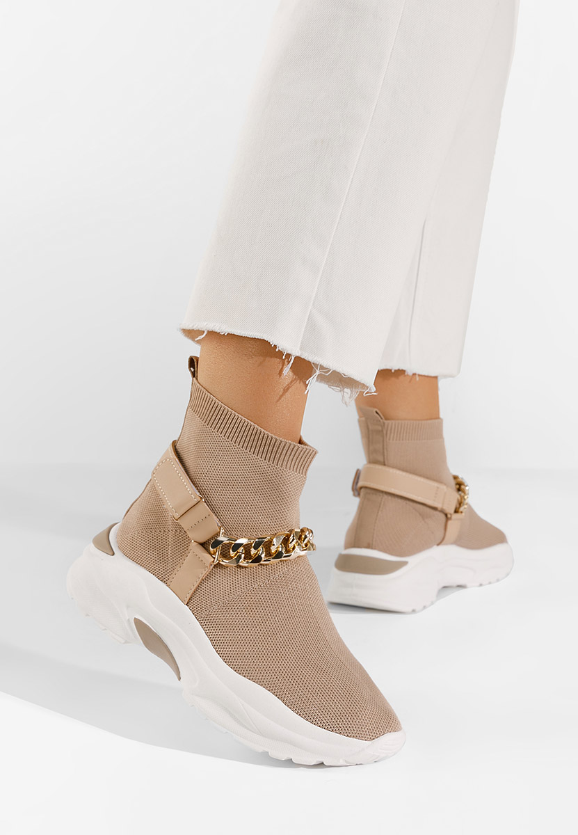 Sneakers αστραγαλου γυναικεια Gisella χακι