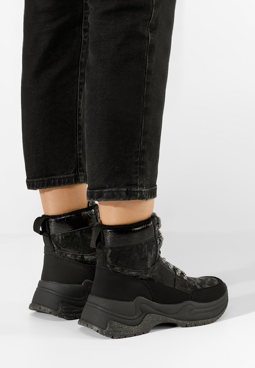 Sneakers αστραγαλου γυναικεια Madeca μαύρα