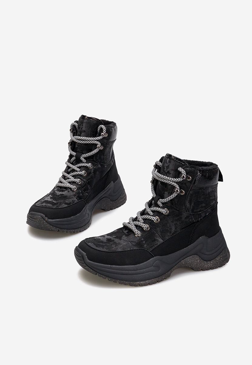 Sneakers αστραγαλου γυναικεια Madeca μαύρα
