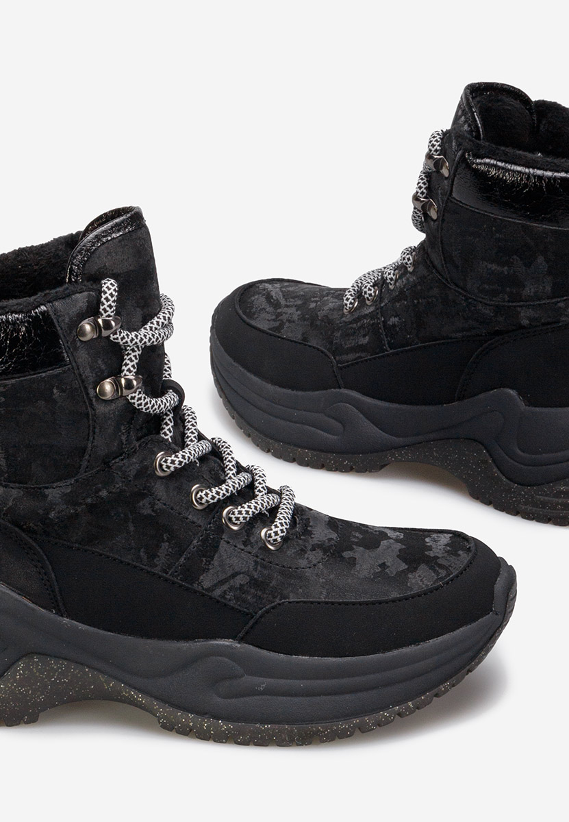 Sneakers αστραγαλου γυναικεια Madeca μαύρα