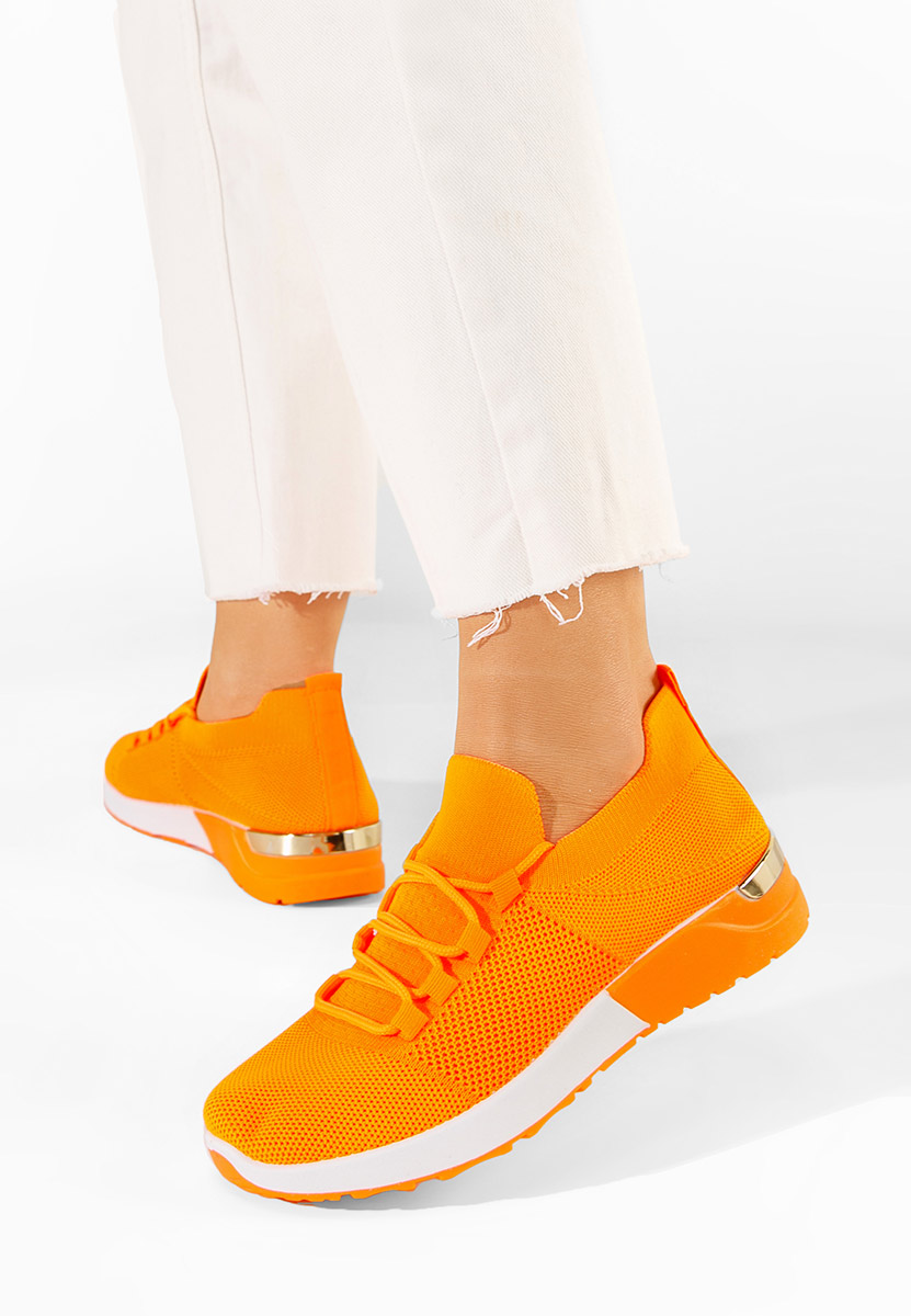 Sneakers γυναικεια Bushra Πορτοκαλι