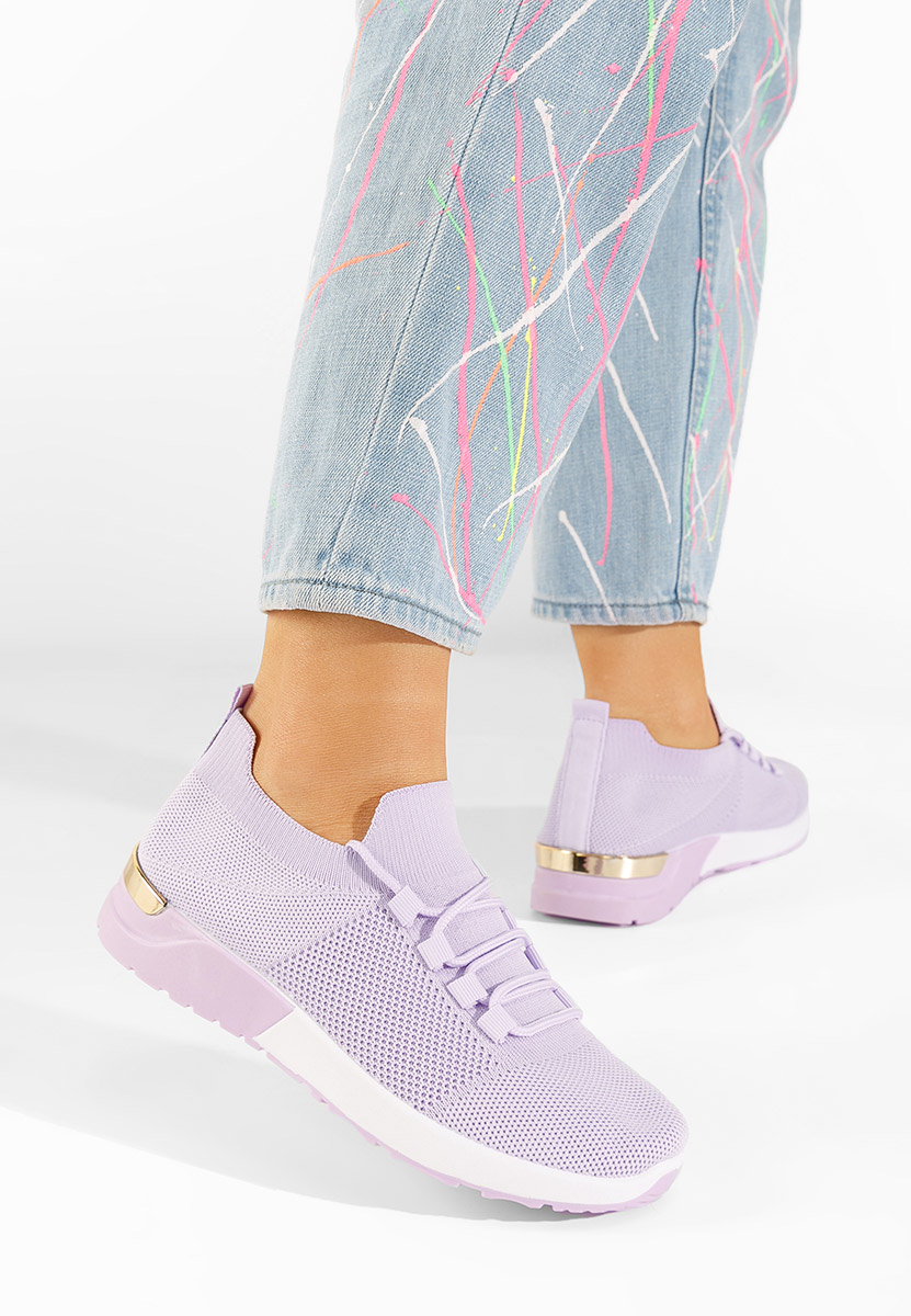 Sneakers γυναικεια Bushra μωβ
