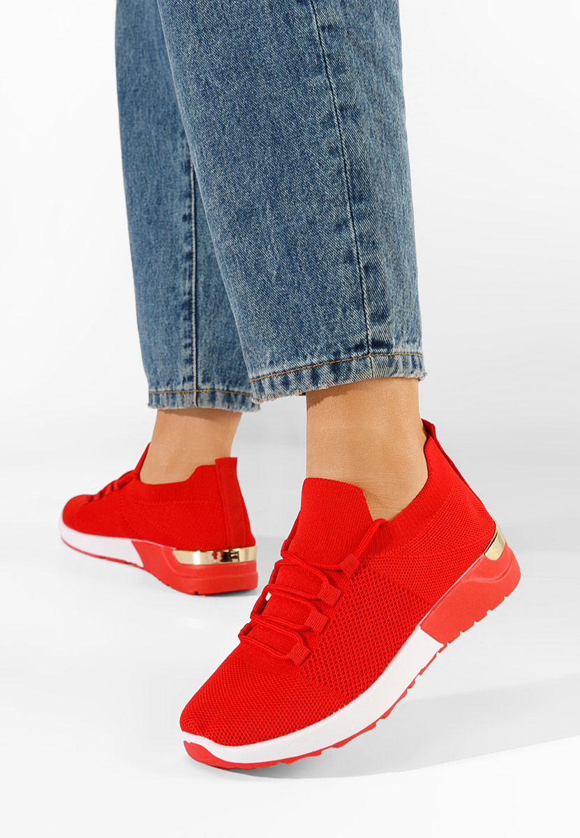 Sneakers γυναικεια Bushra κοκκινο