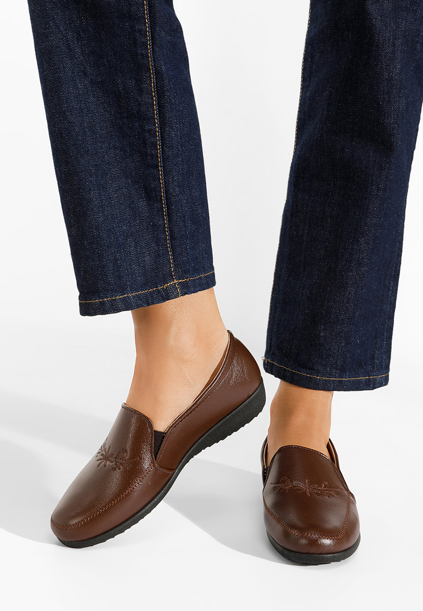 Μοκασίνια  γυναικεια Antonina καφε