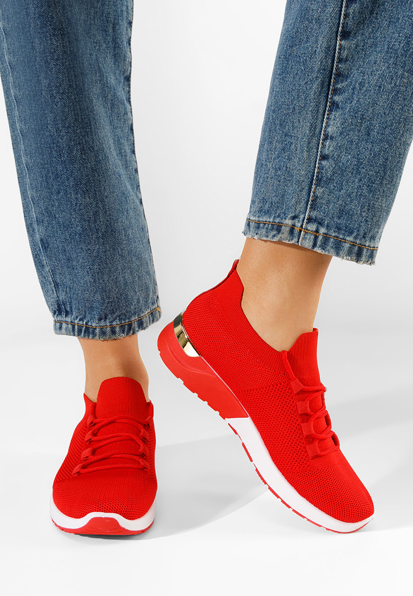 Sneakers γυναικεια Bushra κοκκινο