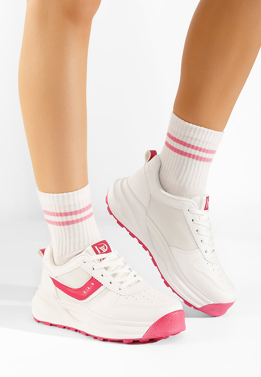 Sneakers γυναικεια Cassie λευκά