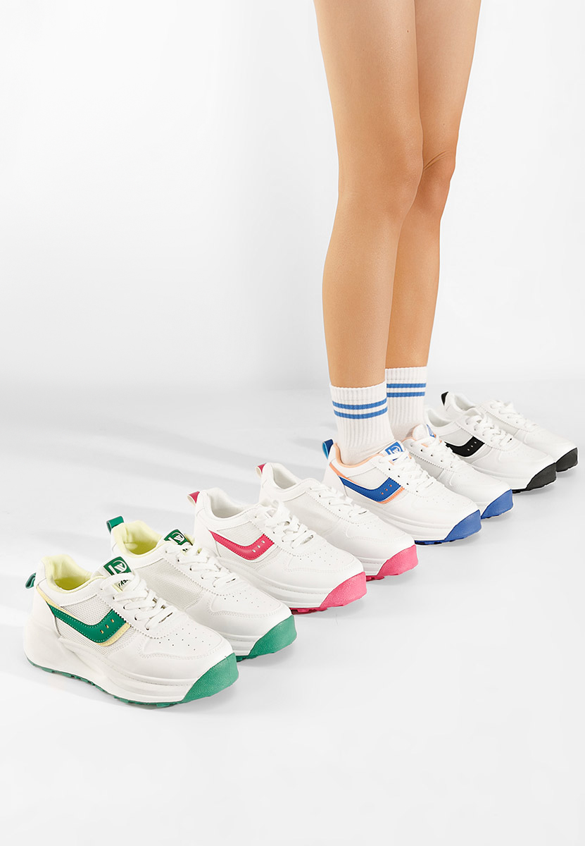 Sneakers γυναικεια Cassie λευκά V4