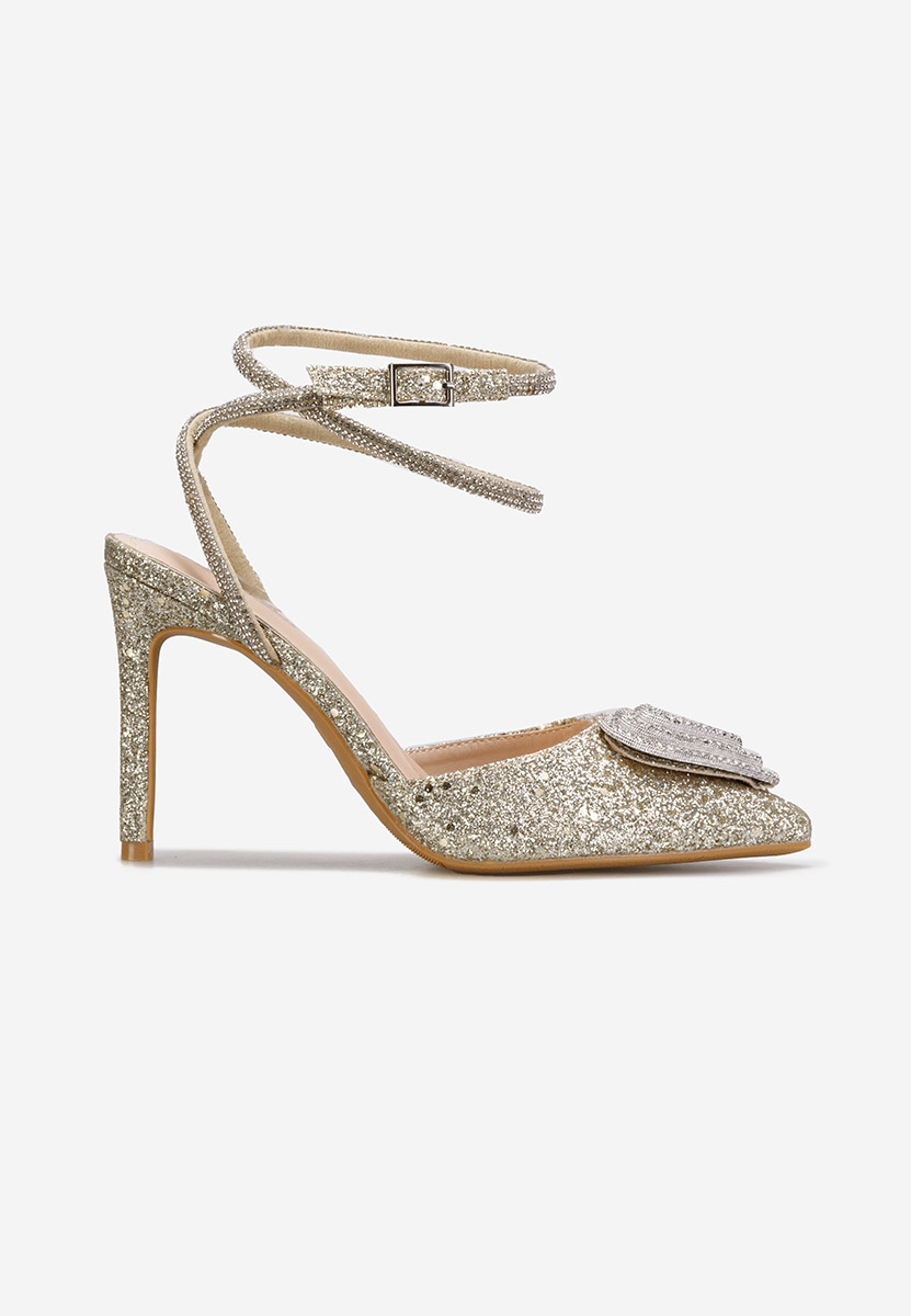 Γόβες εξωφτερνεσ Amaya χρυσο