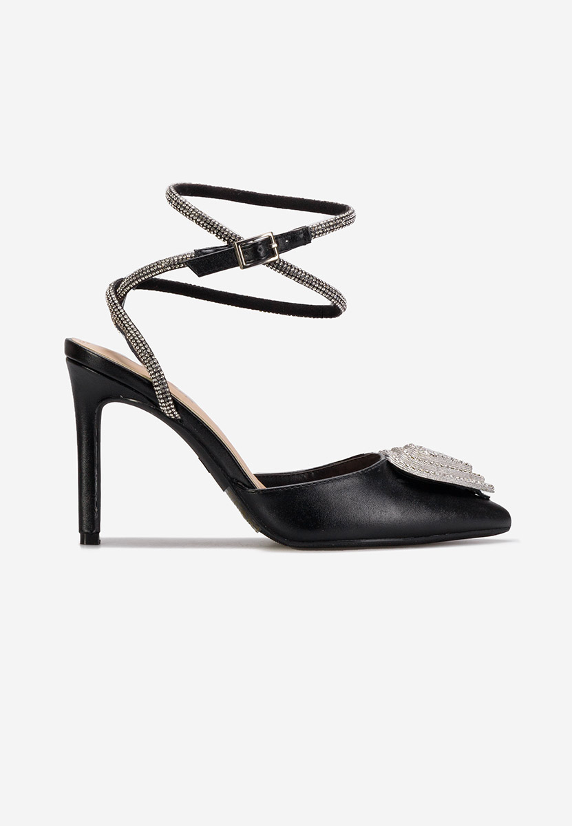 Γόβες εξωφτερνεσ Iliana μαύρα