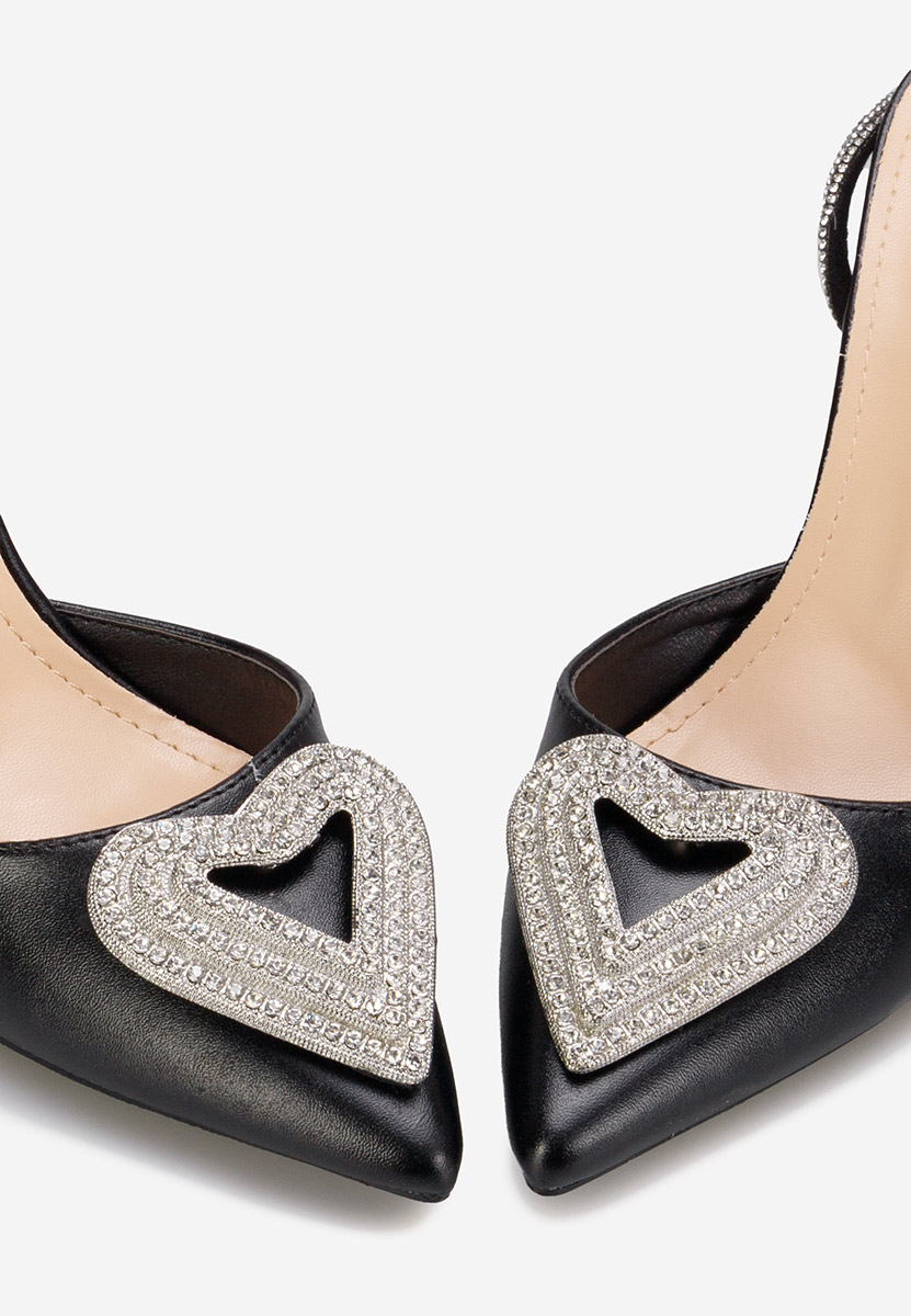 Γόβες εξωφτερνεσ Iliana μαύρα