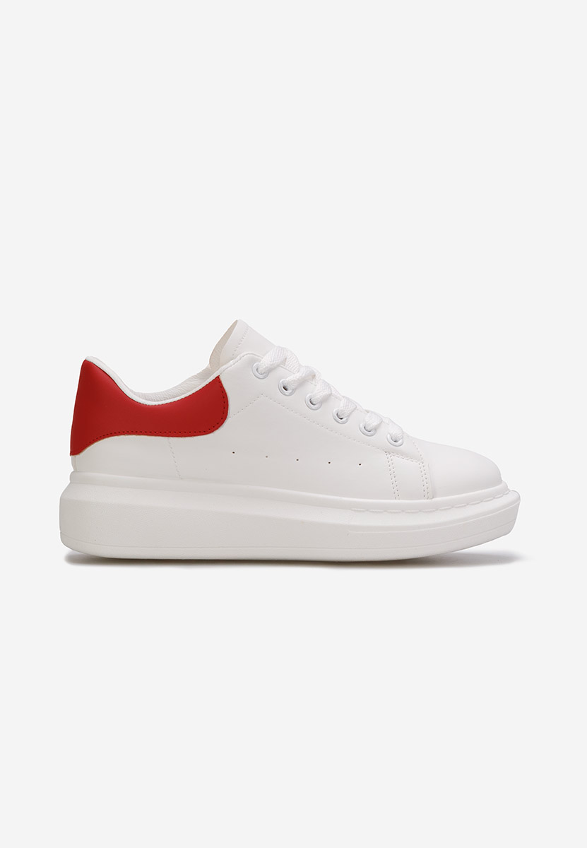Sneakers με πλατφόρμα Ardeea λευκά V4