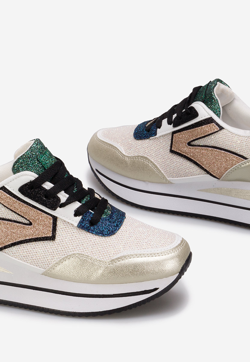 Sneakers με πλατφόρμα Tarika χρυσο