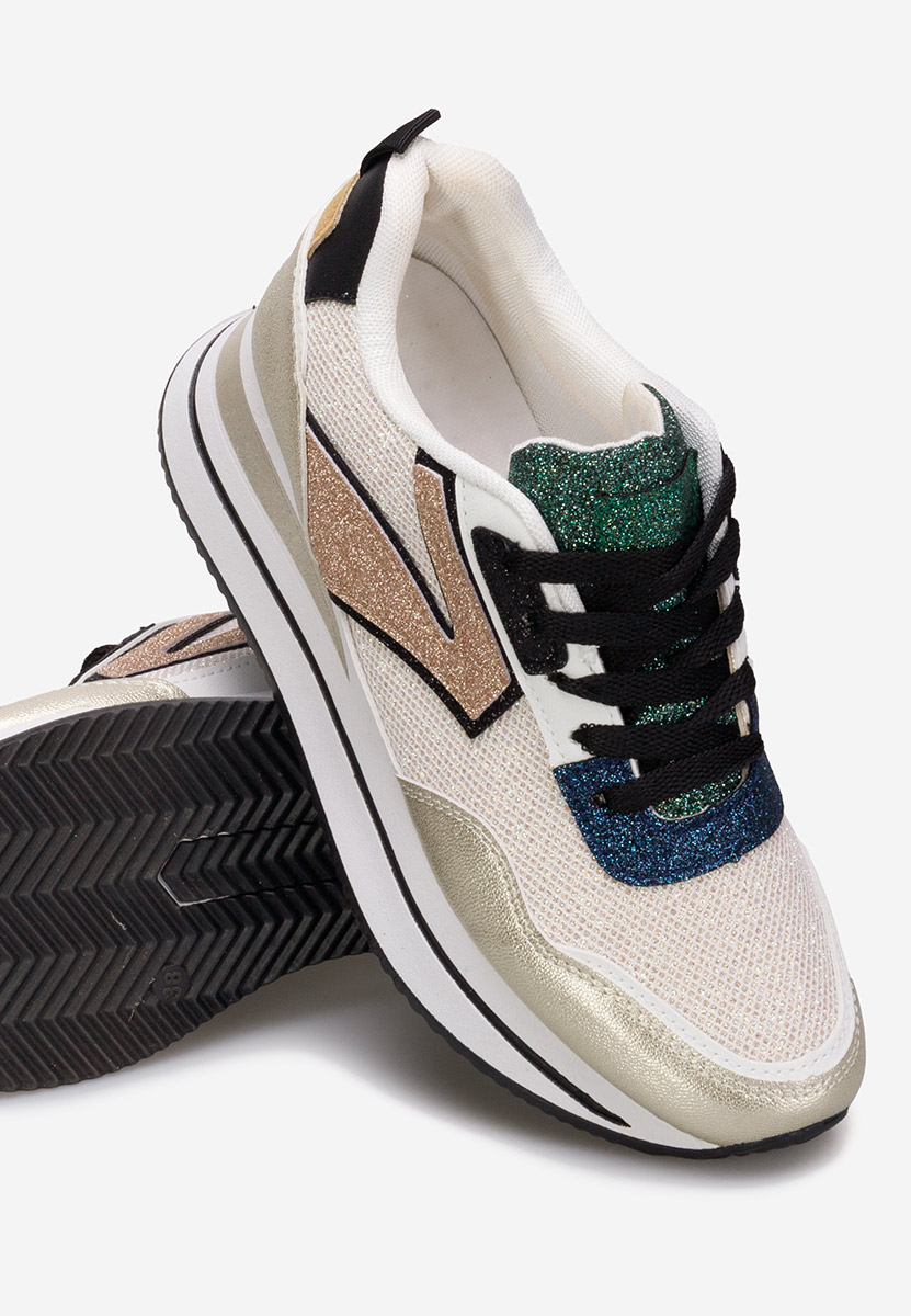 Sneakers με πλατφόρμα Tarika χρυσο