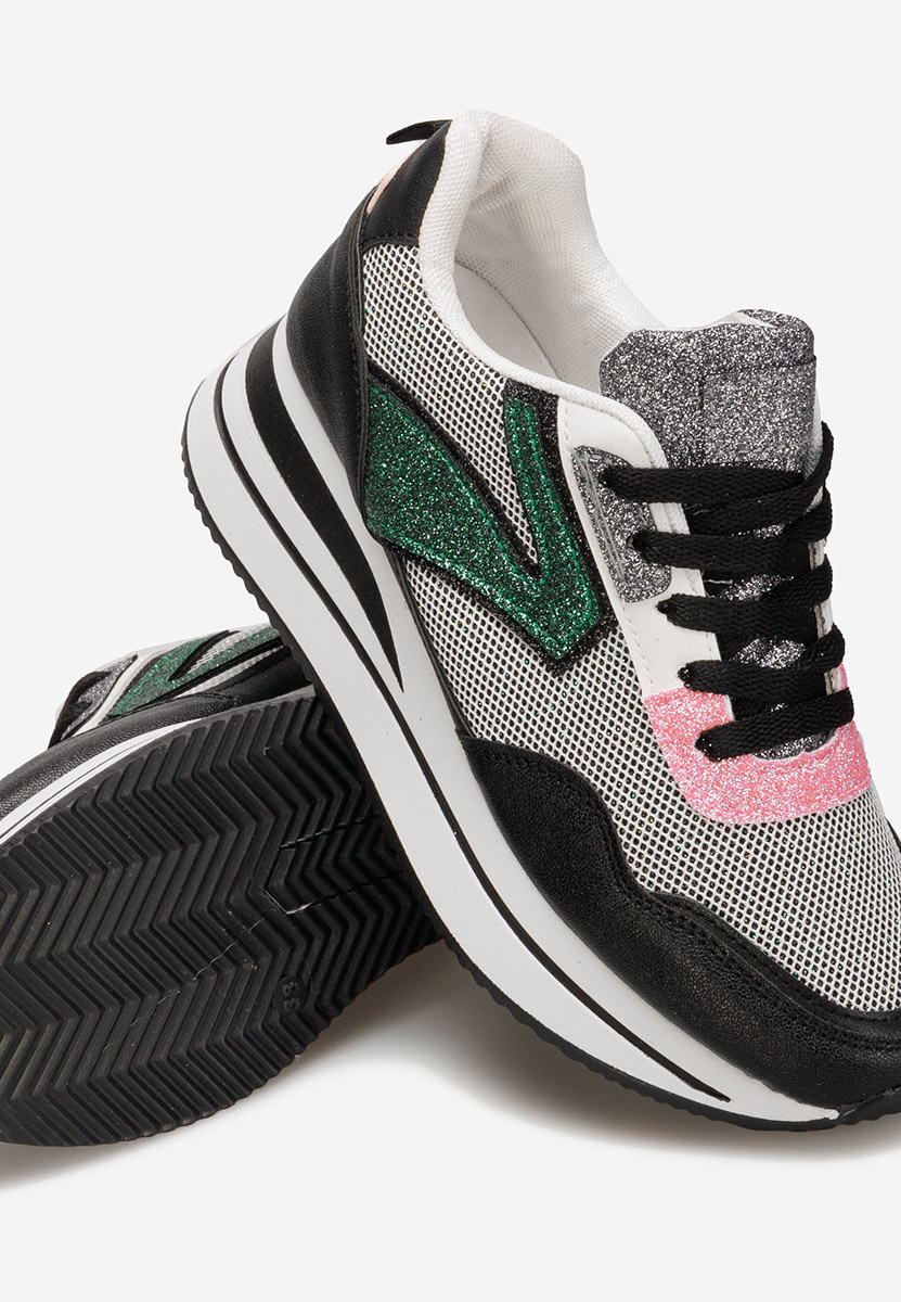 Sneakers με πλατφόρμα Tarika μαύρα