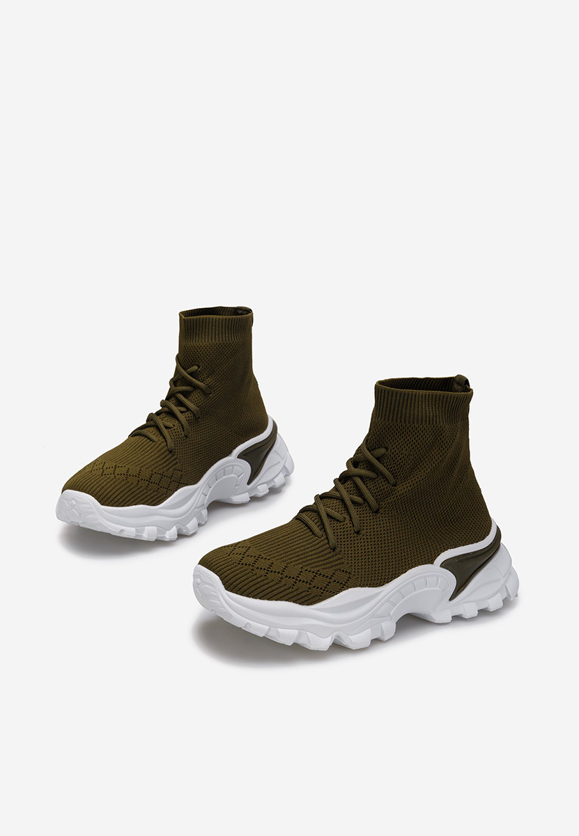 Sneakers με κάλτσα Amber πρασινο
