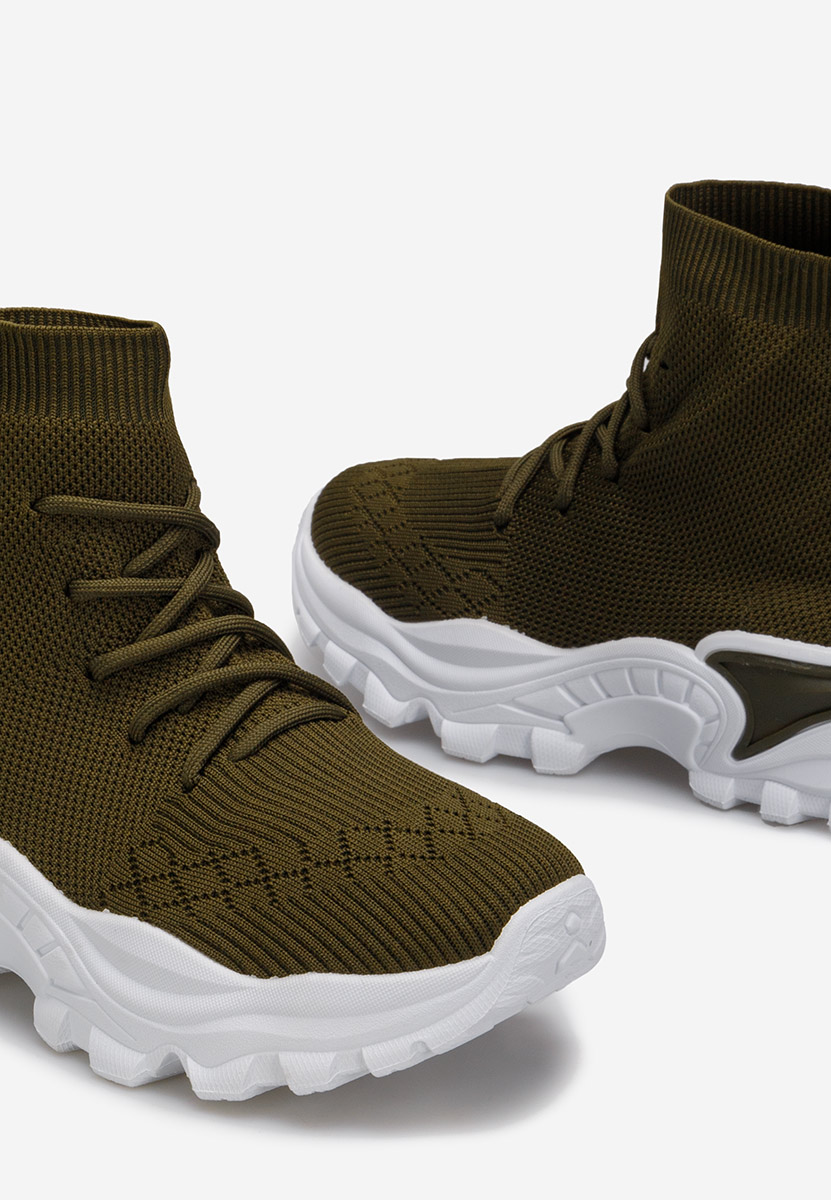 Sneakers με κάλτσα Amber πρασινο