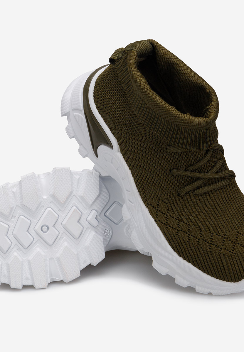 Sneakers με κάλτσα Amber πρασινο