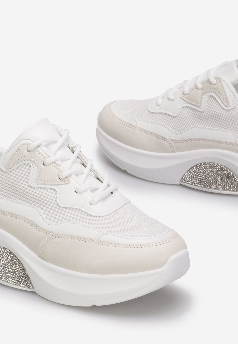 Sneakers γυναικεια Katya λευκά V4