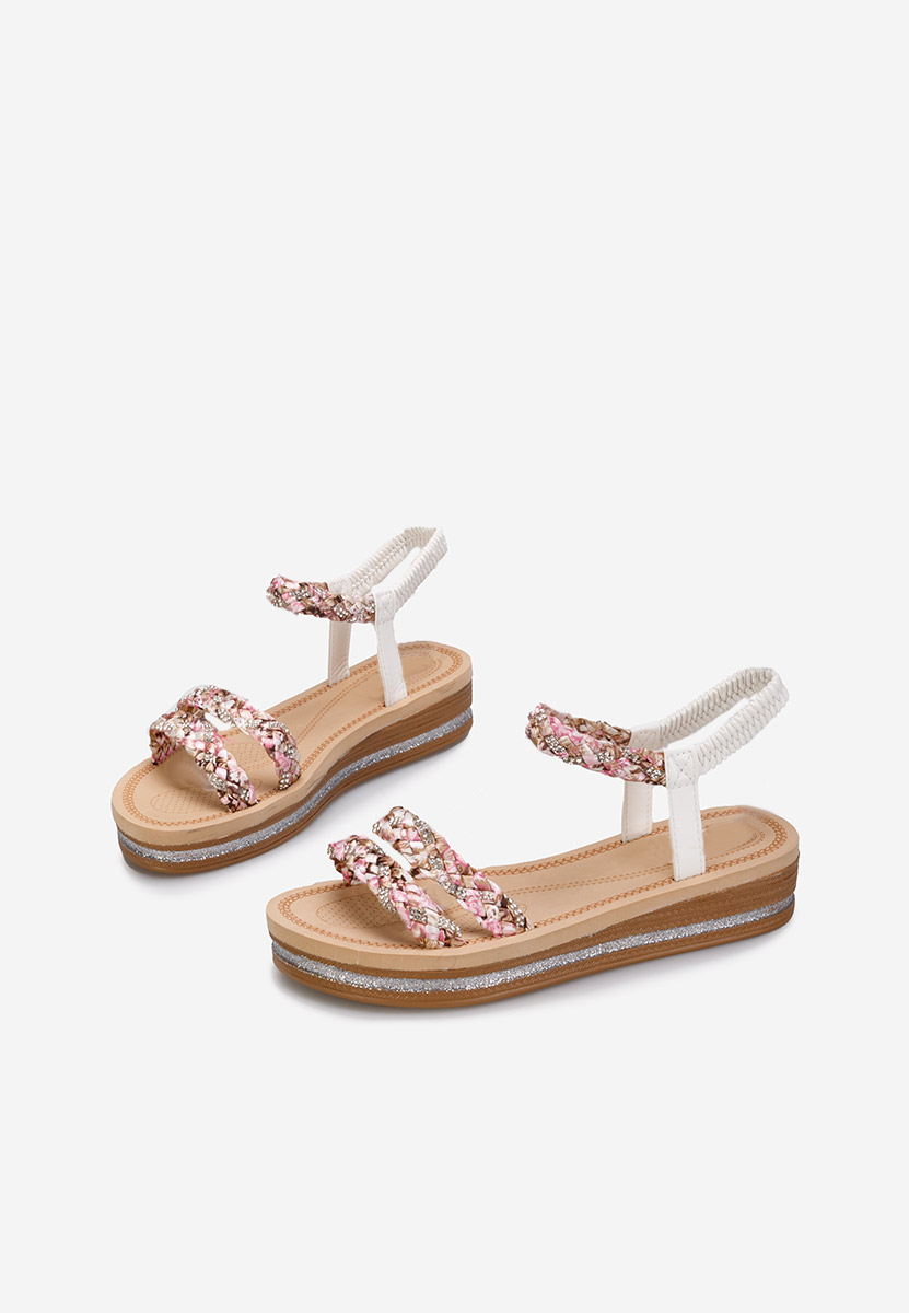 Γυναικεία σανδάλια Moniela λευκά