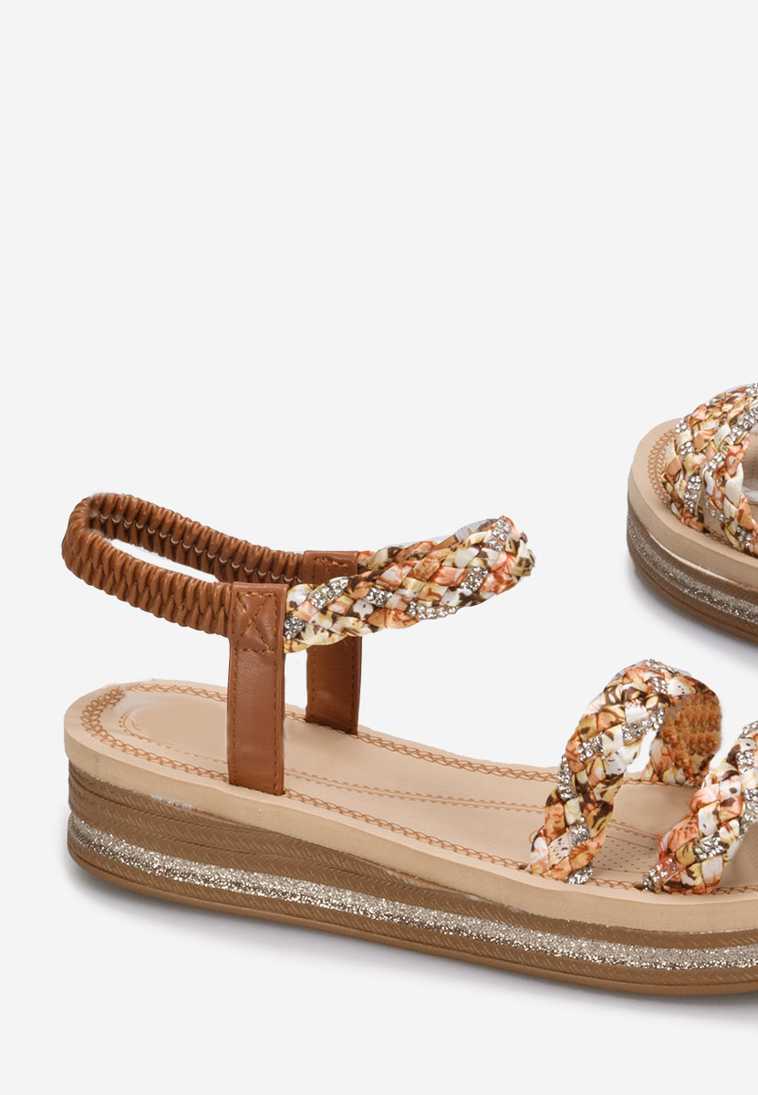 Γυναικεία σανδάλια Moniela ταμπά